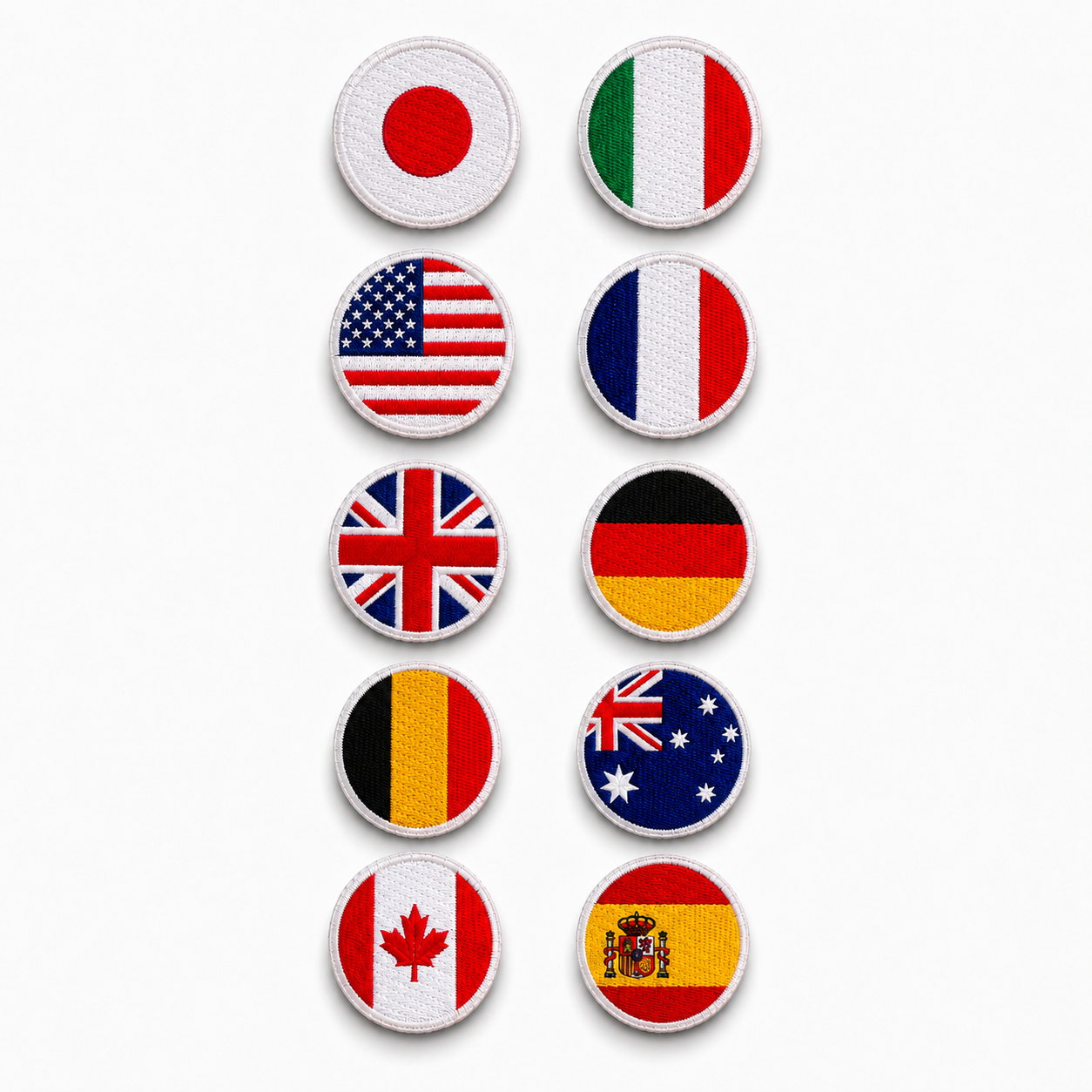 Country Flag Patches