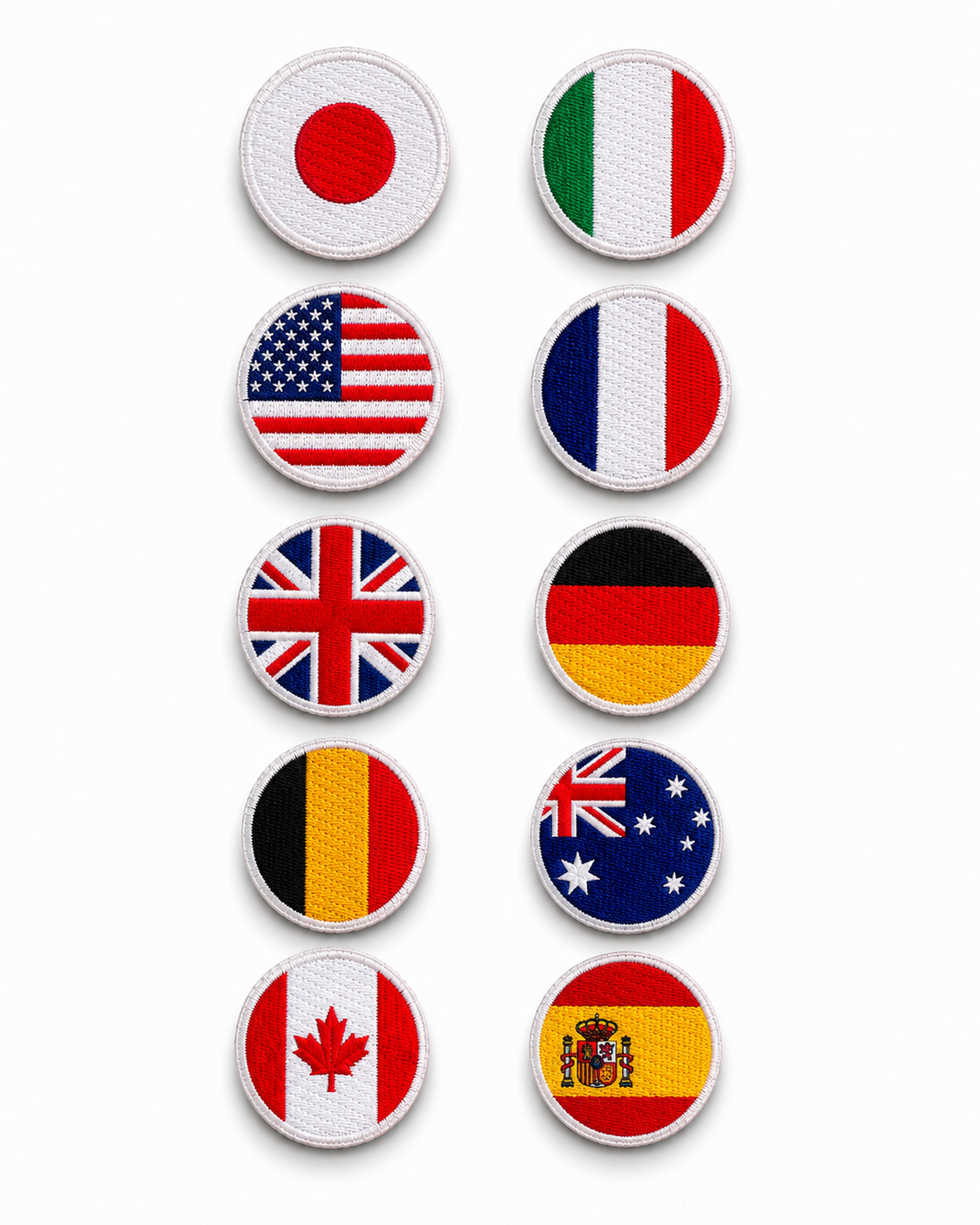 Country Flag Patches
